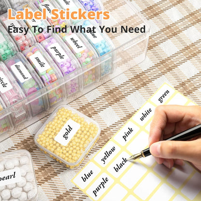 30-Piece Mini Bead Storage Box Set